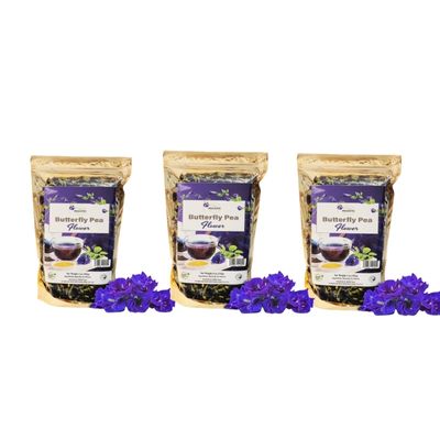 ACT Organic Butterfly Pea Flower 4 oz  - Pack of 3