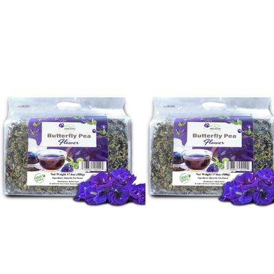 ACT Organic Butterfly Pea Flower - 17.6 oz Pack of 2